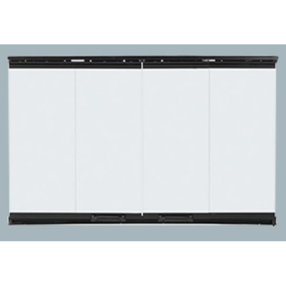 Majestic DFG4050BK Glass Bi-Fold Door Black