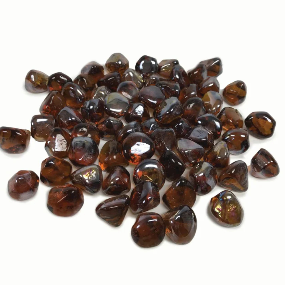 Enhance-a-Fire LIDRI-FG 4495 Rusty Iron Large Iridescent Diamond Glass