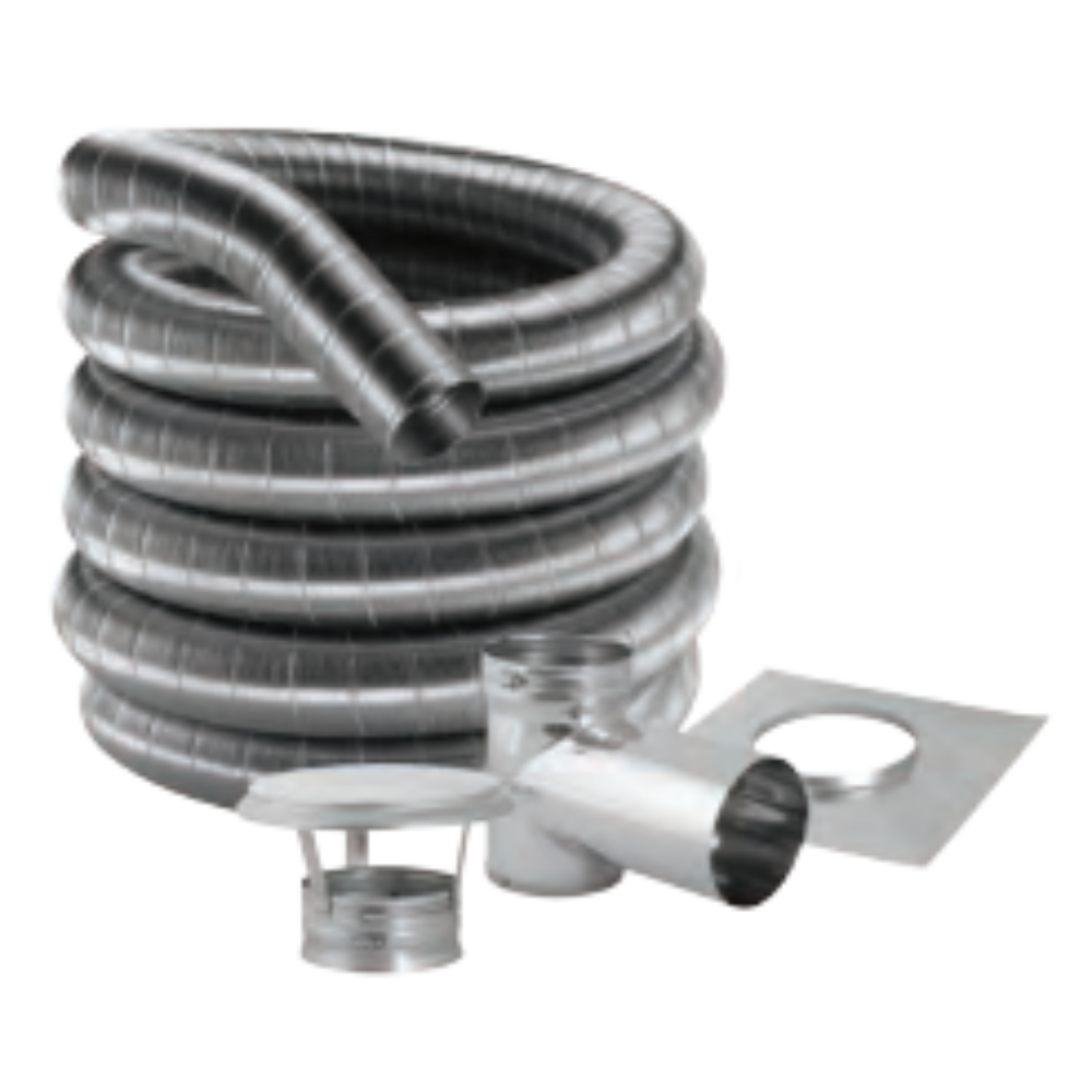 Duravent 4DF316-20KT 4"DF316-20KT ( includes: DFSS Top Plate, Cap, Tee w/Cap )