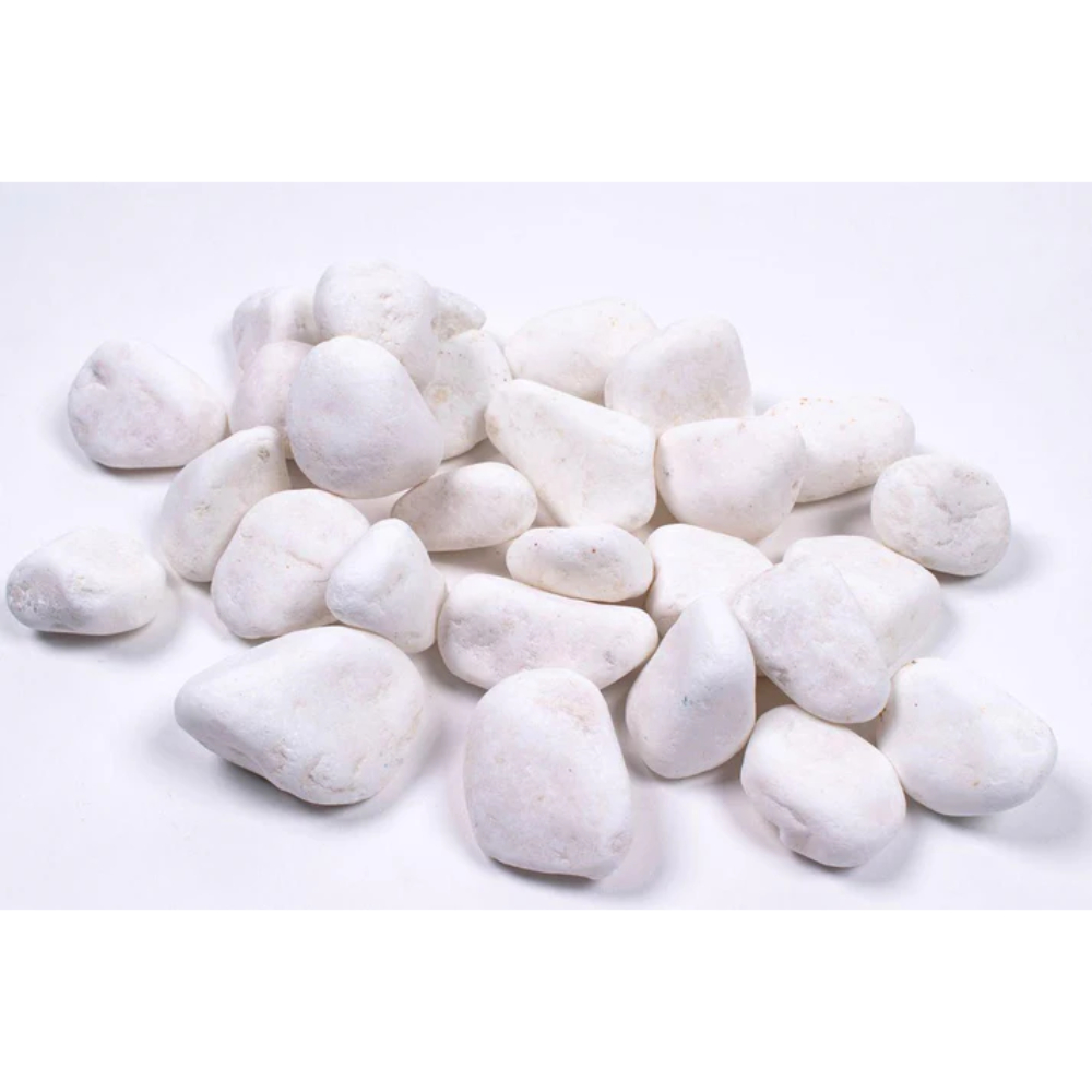 Enhance-a-Fire EHWHT-MS 4348 White Marble .5 - 1.5” Fiber Balls