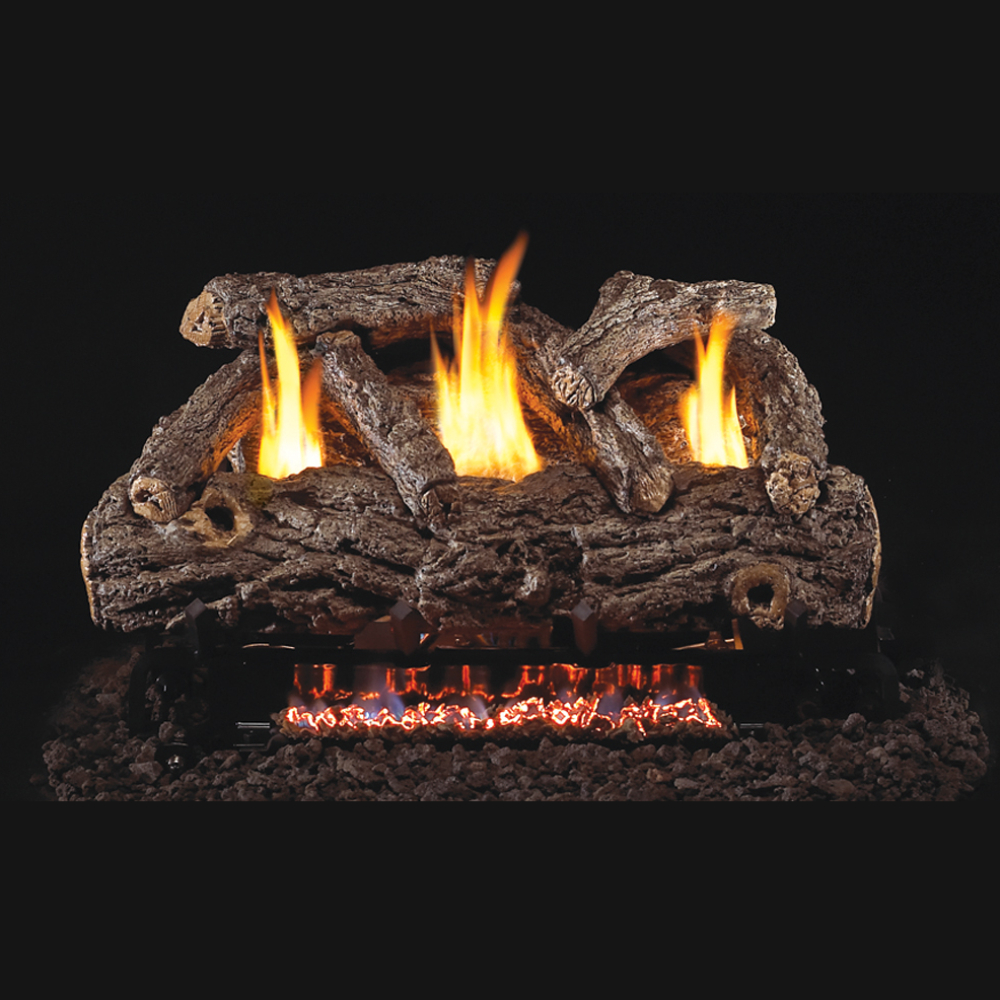 Realfyre RD9-2-24 24'' Golden Oak Designer See Thru Log set