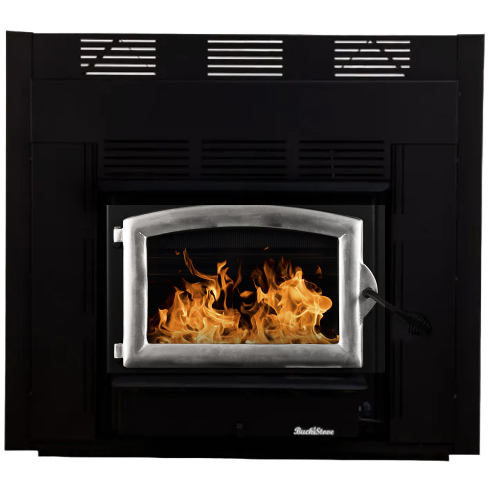 Buck Stove FPZC21P Zero-Clearance Model 21 Non-Catalytic Wood Stove Insert With Pewter Door