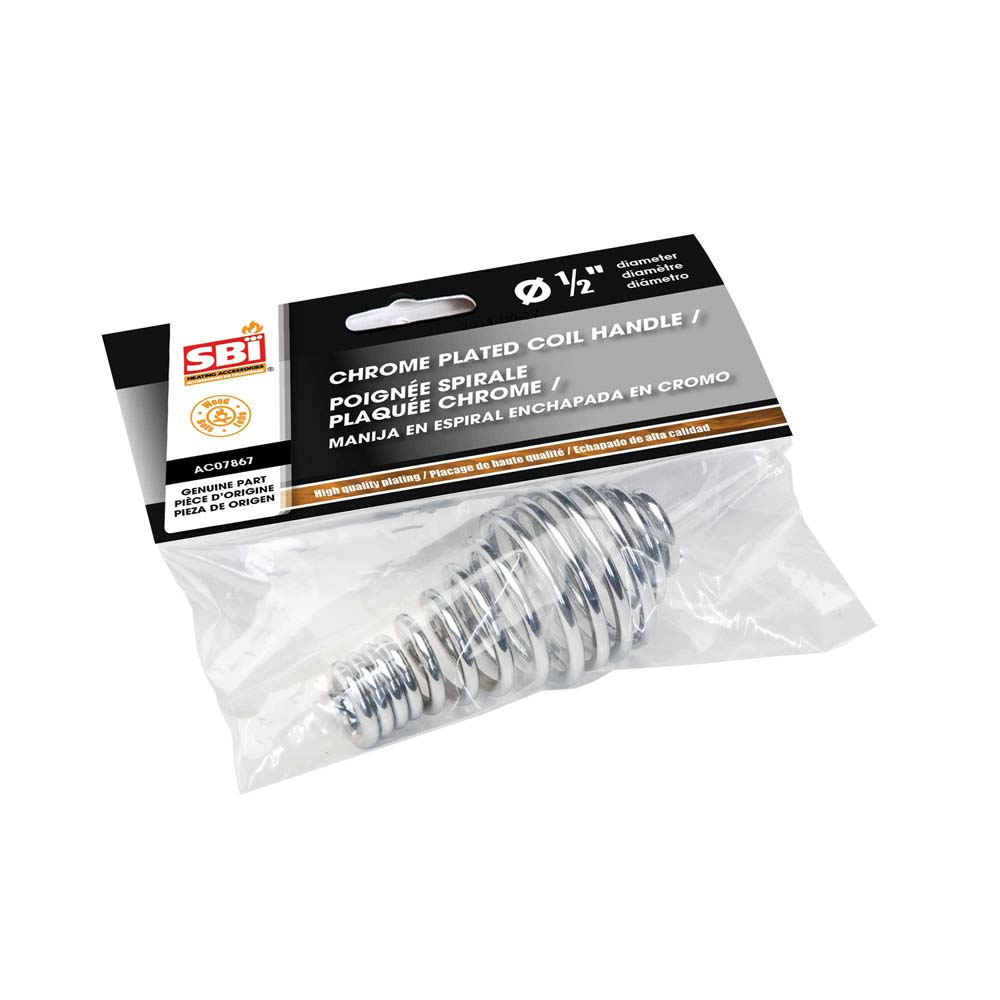 Drolet AC07867 1/2" Chrome Coil Handle