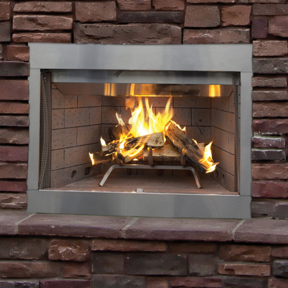 IHP Superior WRE3036WS 36" Fireplace, White Stacked Refractory Panels fireplaces F0449