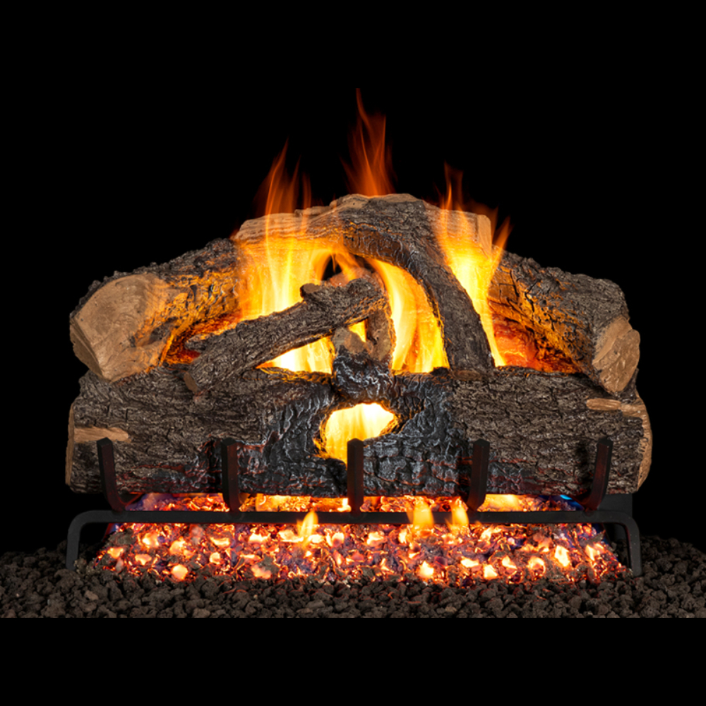 RealFyre ENO-18 18" Charred Evergreen Oak Log Set