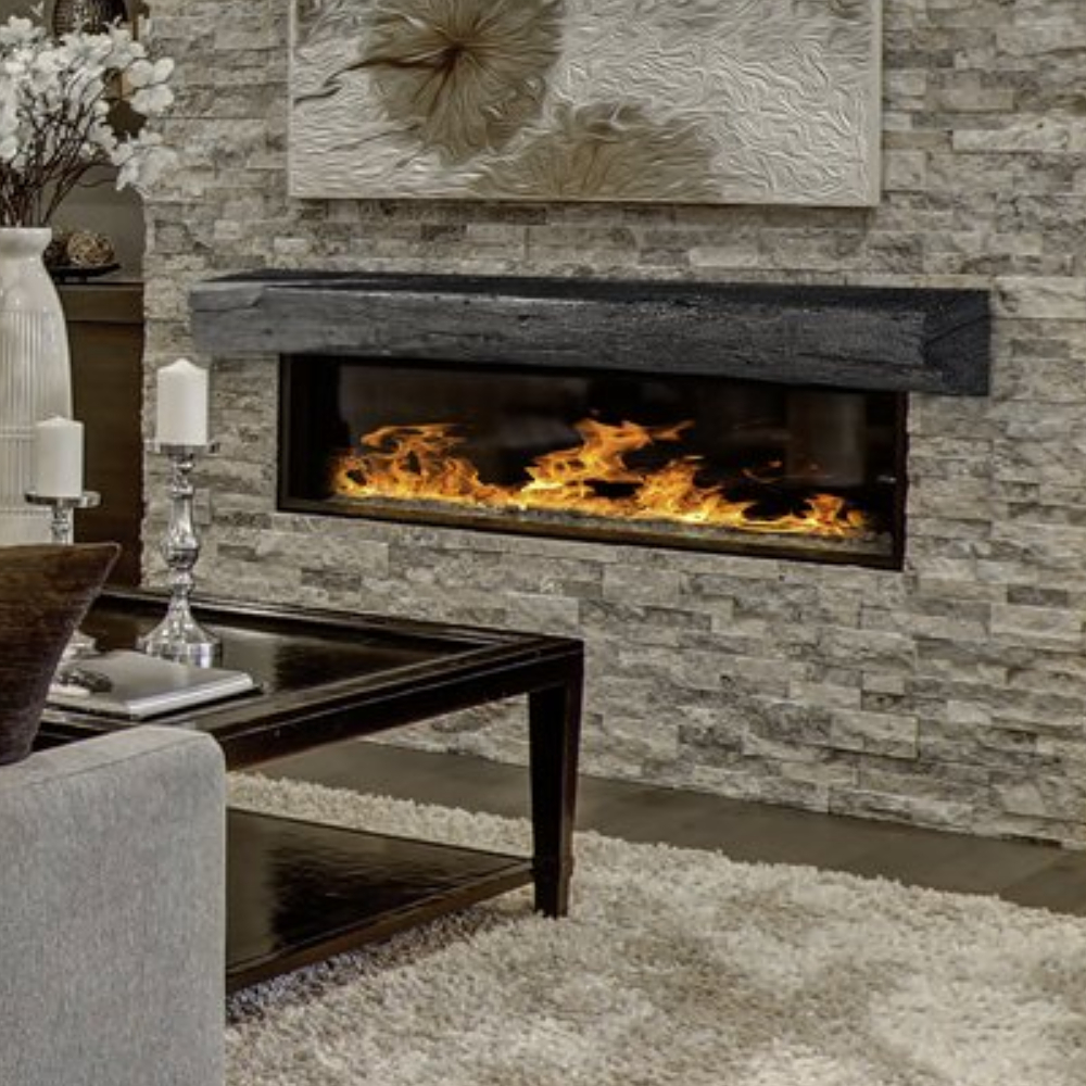 Lexington Hearth Cabin-Pine Beam Mantel