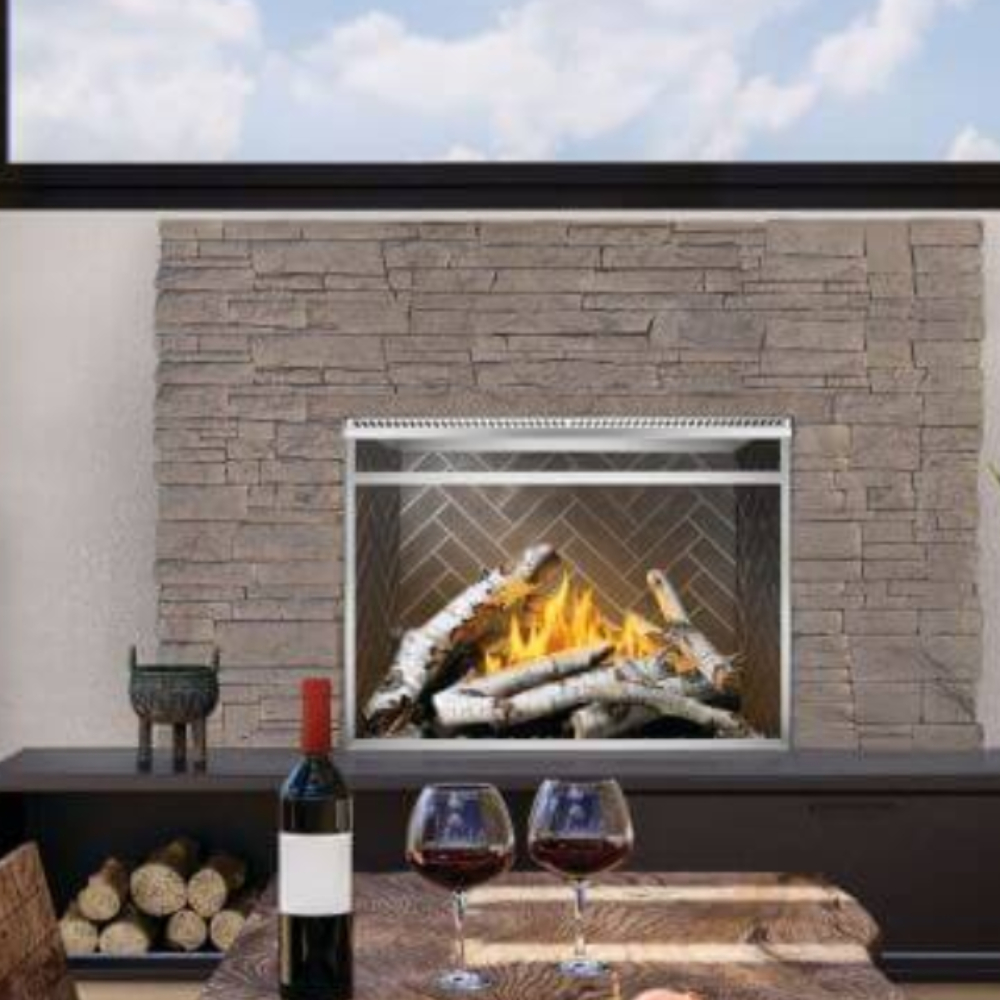 Napoleon RSS42NE Riverside 42" Outdoor Nat-Gas Fireplace Electronic Ignition