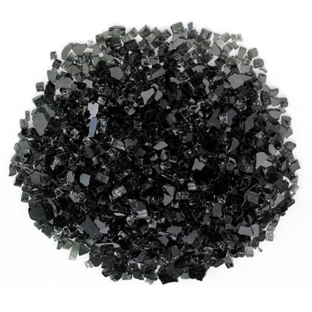 Monessen GKO Contemporary fireglass media--Onyx. 2.25 lbs