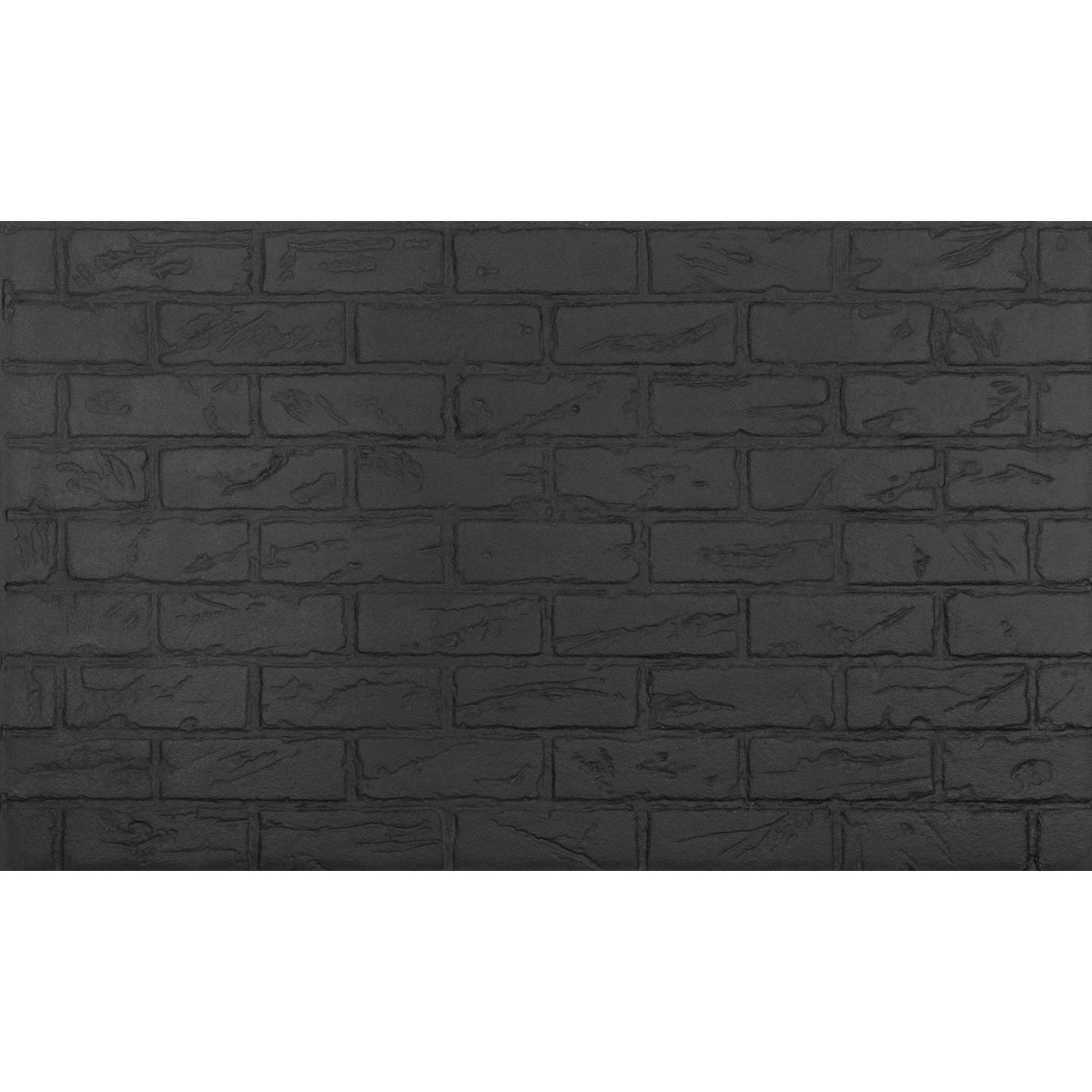 Enhance-a-Fire CH-BLK 4711 Horizontal 36” x 22” Black Clinker Brick 5/8” Thick Premium Fiber Panels 2-Set