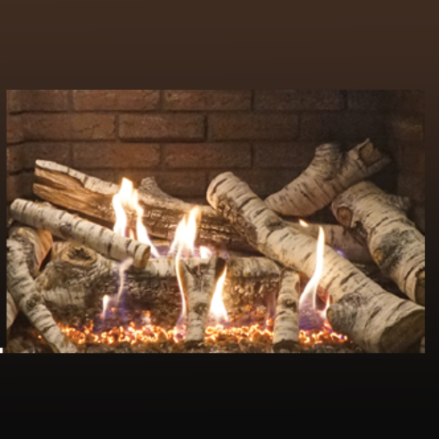 Empire LS36CBB Birch Burncrete Log Set 10-pc.
