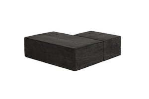 Lexington Hearth 7458 FS-CO-LH-EC Flat Sawn Eclipse Corner Mantel