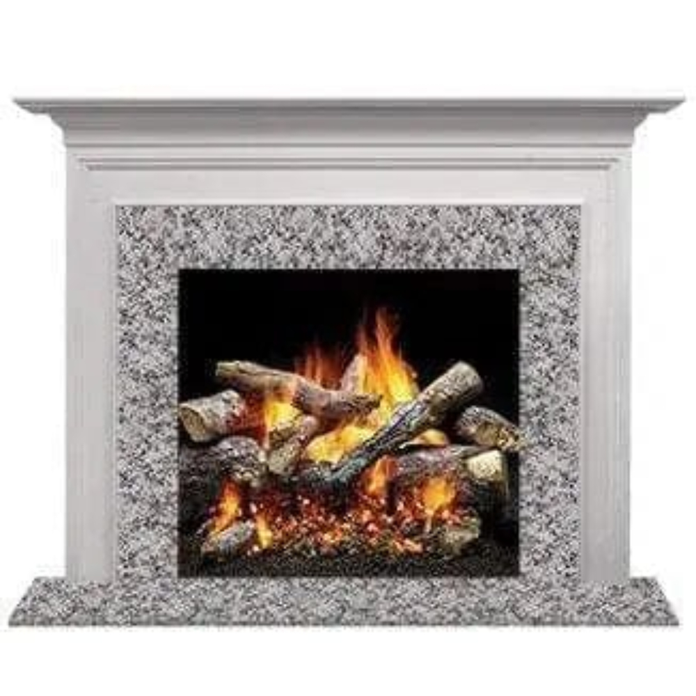 Monessen AFRDMPARS Richland Flush Mantel, Primed MDF, Reduced Shelf width