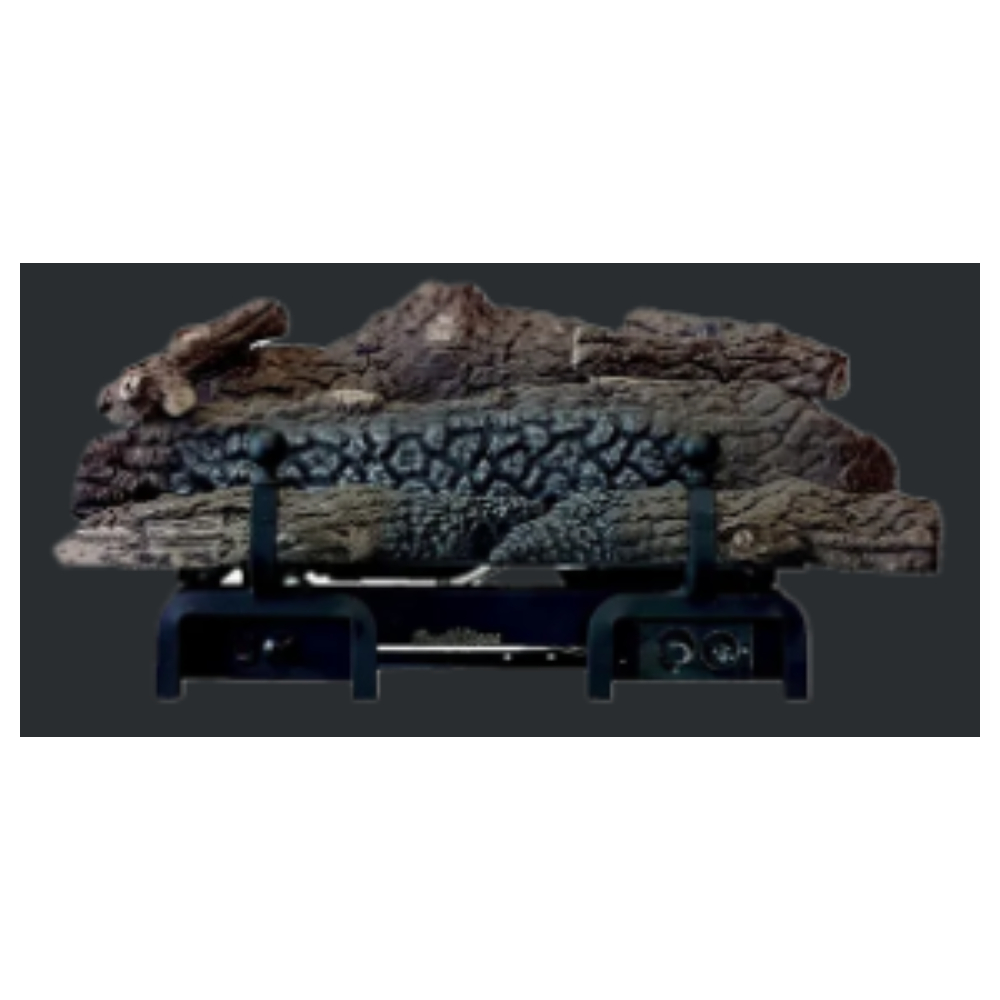 Buck Stove GLCR30MVNAT CR30 30" Ceramic Natural Gas Logset w/Remote