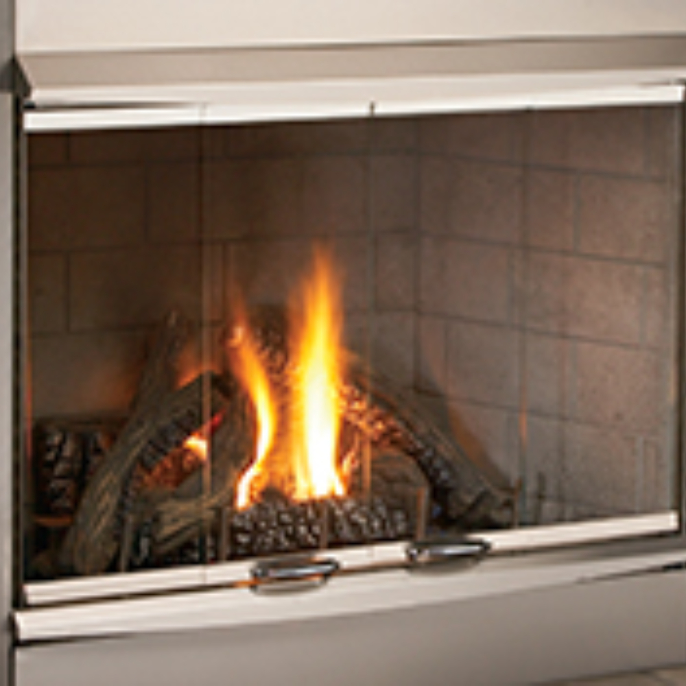IHP Superior 36LBFOD-BS Outdoor Bi-Fold Door with Frame and Hoods, Brushed Stainless H4645