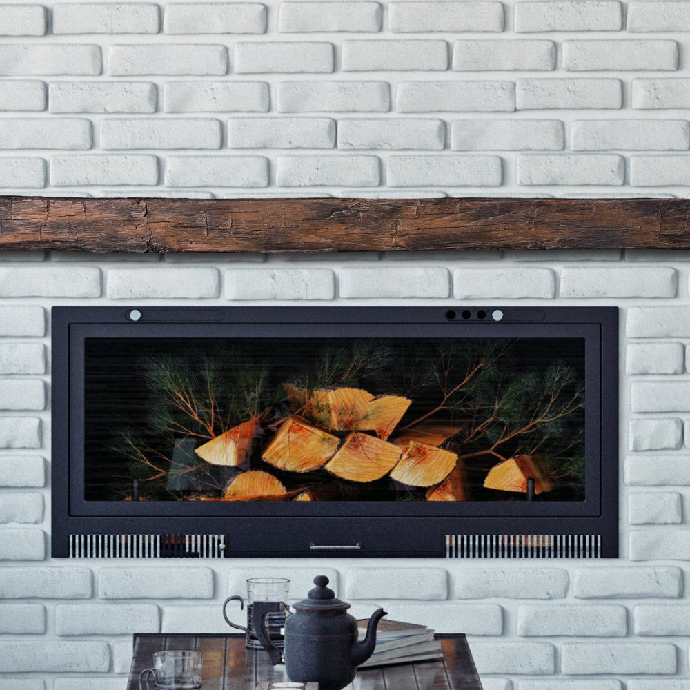 Lexington Hearth 7065 HB-5-LH-MD Hayloft Beam Maduro 5' Non-Combustible Mantel