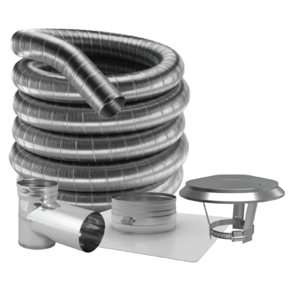 Duravent 3DF316-35KT 3"DF316-35KT ( includes: DFSS Top Plate, Cap, Tee w/Cap )