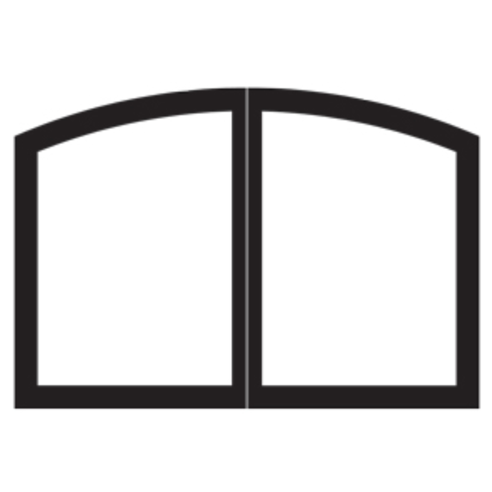 Empire VBY42TBL Black Door Frame Arch