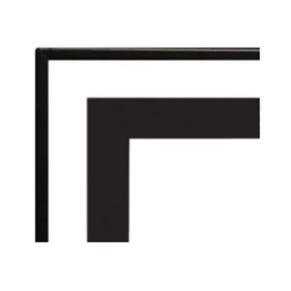Empire HMFAF60BL Black Beveled Frame