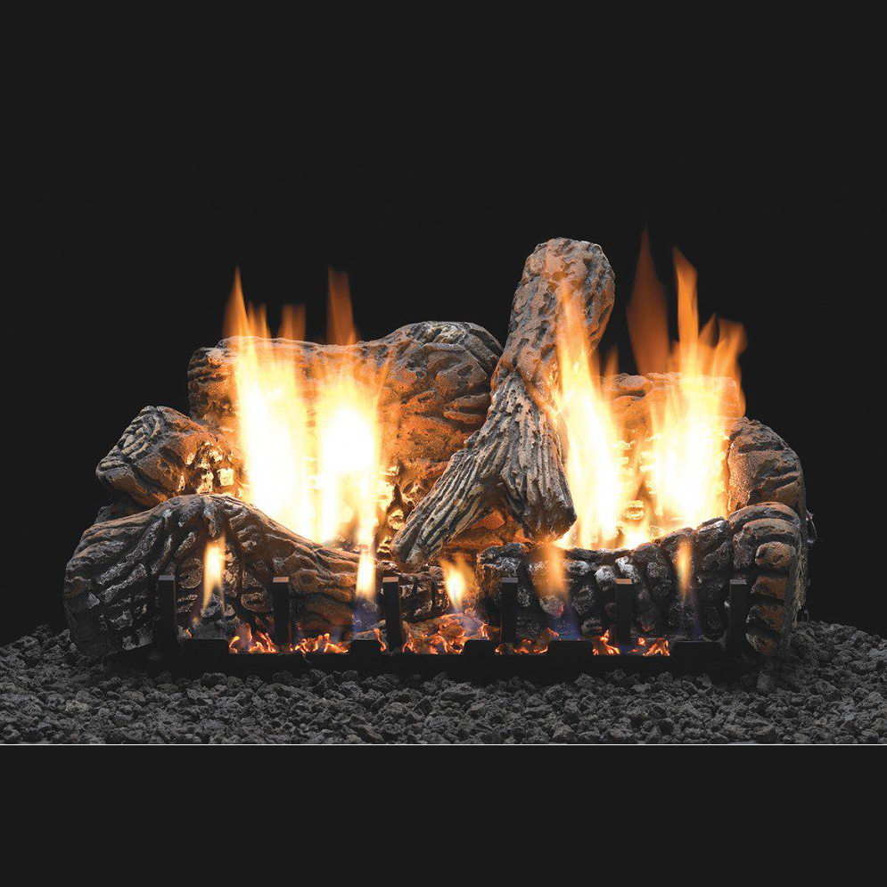 Empire LS24C2 Charred Oak 24" Ceramic Fiber Log Set