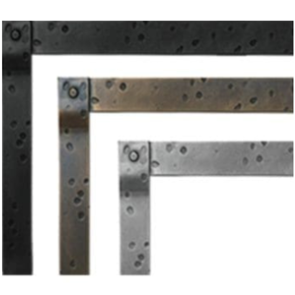 Empire DF36LBL Matte Black Adjustable Beveled Trim Kit 1-in.