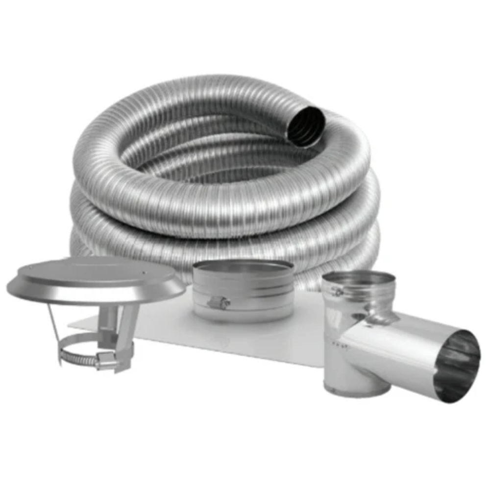 Duravent 4DFSW-35KT 4"DFSW-35KT ( includes: DFSS Top Plate, Cap, Tee w/Cap )