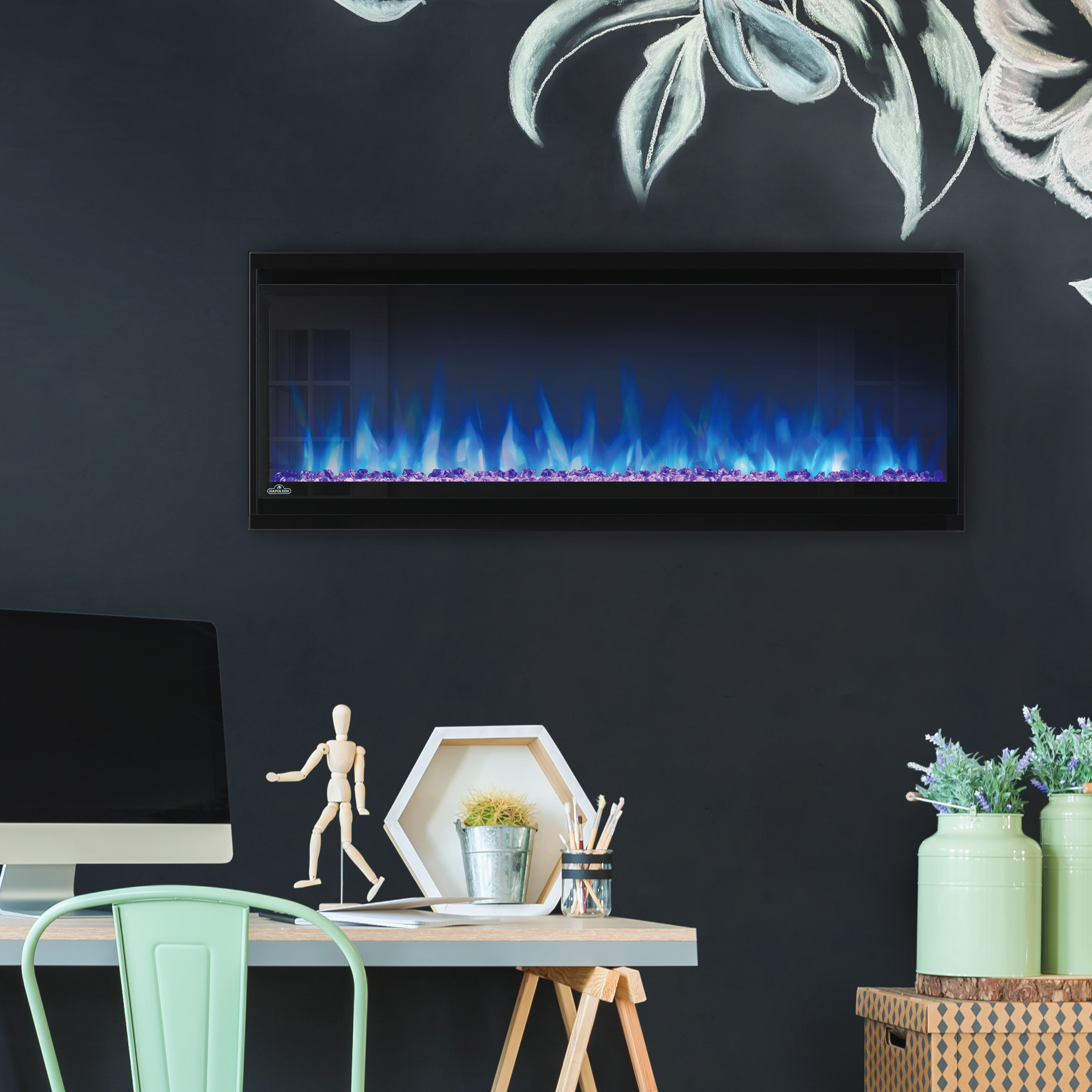 Napoleon NEFL42CHS-1 Alluravision 42" Slimline Electric Fireplace