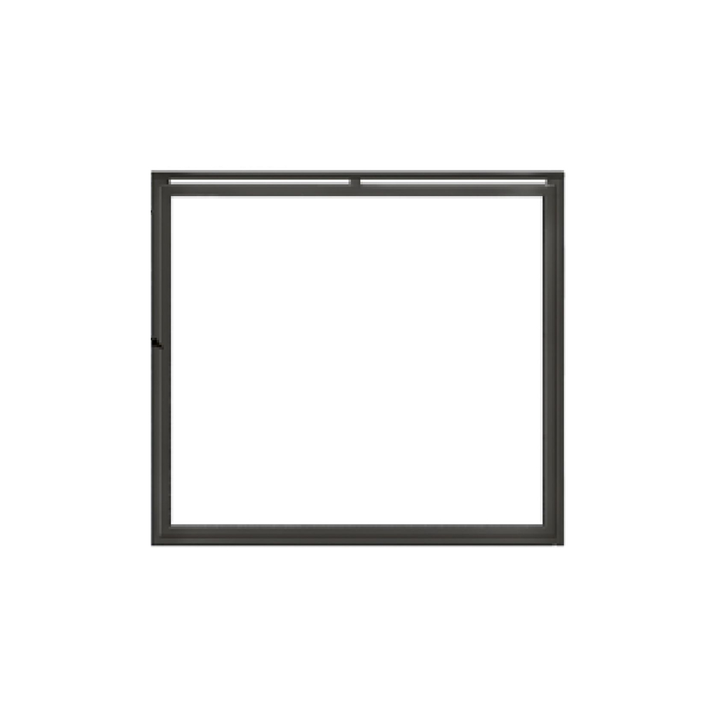 Majestic ENSEMBLE36GM Ensemble overlap front with ClearVue mesh and Gun Metal trim