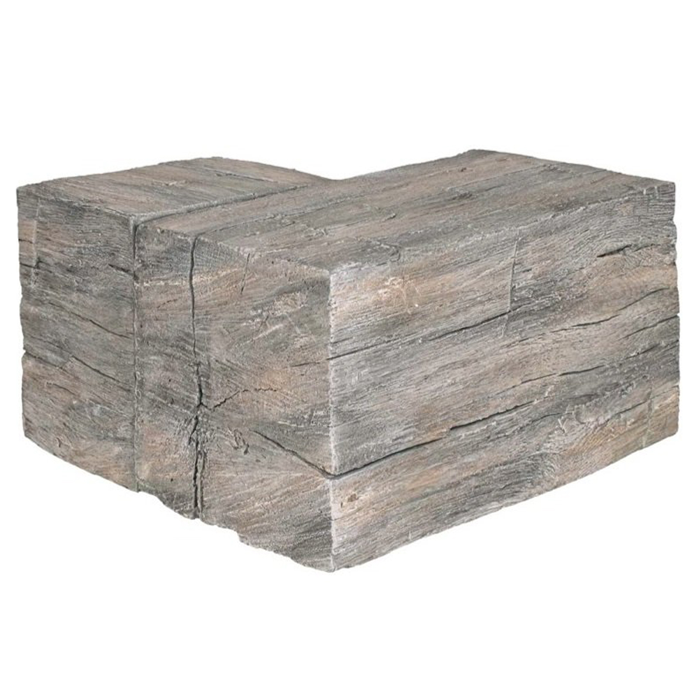 Lexington Hearth 7443 TB-CO-LH-WG Tobacco Barn Weathered Grey Corner Mantel