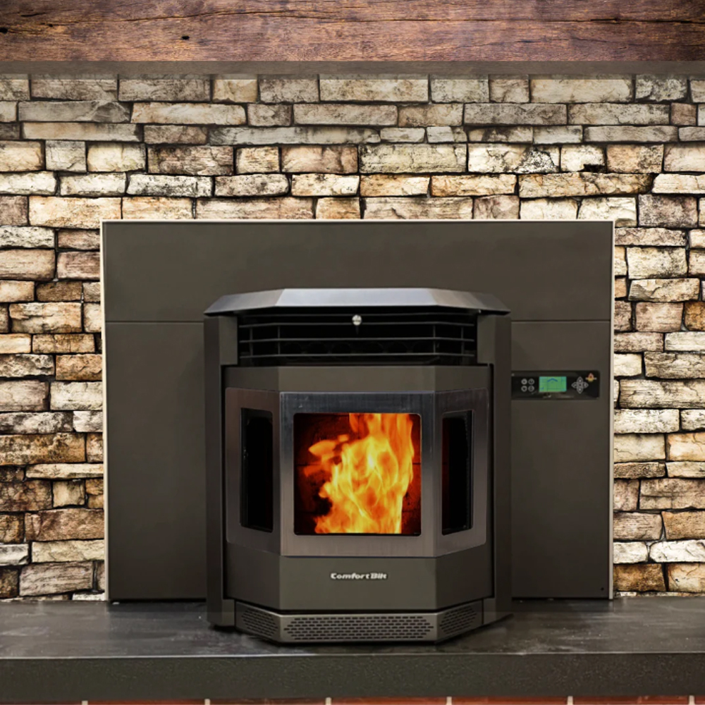 ComfortBilt HP22i-Black Pellet Stove Fireplace Insert