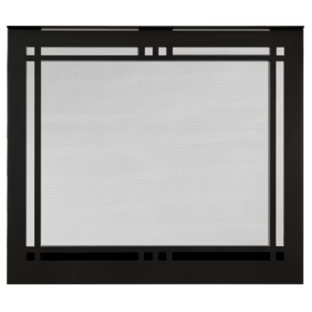 Majestic CRD36BK Contemporary Rectangular Door 36" Overlap Front Black