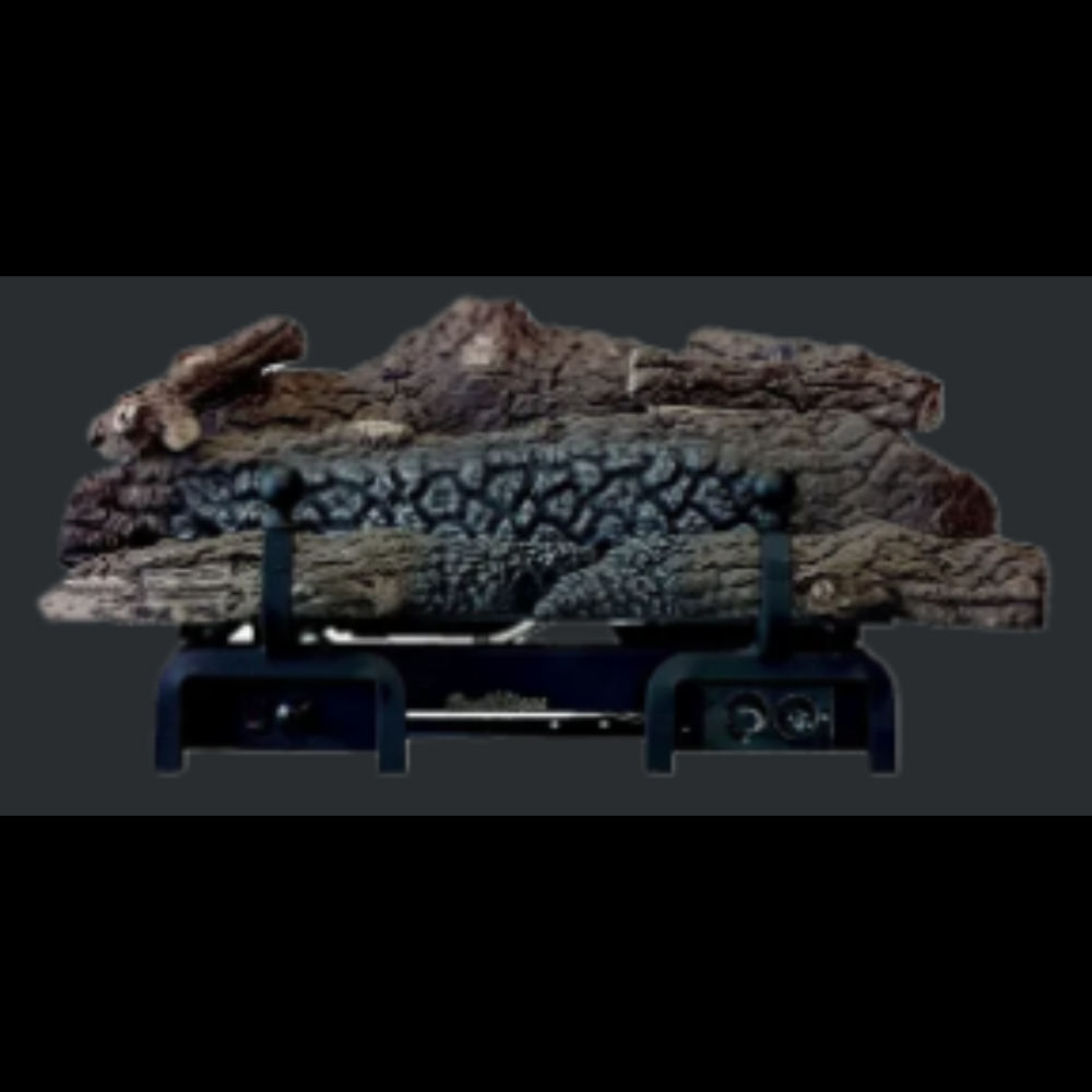 Buck Stove GLCR30MVLP CR30 30" Ceramic Propane Gas Logset w/Remote