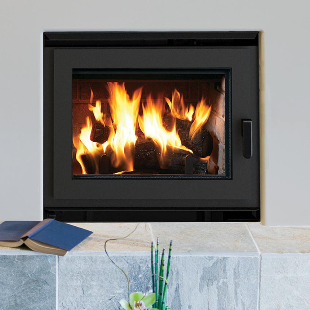 IHP Superior WRT3920-B EPA Certified Fireplace w/Traditional White Stacked F4809