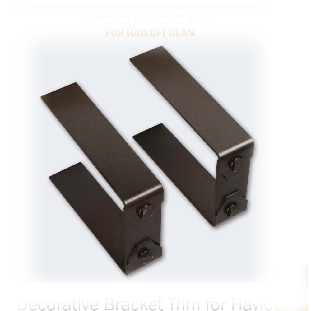 Lexington Hearth 7530 DBT-2S-LH-BZ Decorative Bracket Trim Bronze (SINGLE) for Hayloft Beam