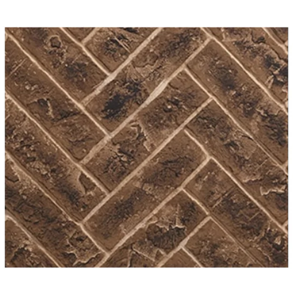 Majestic BRICKMQ36HB-B Brick Interior Panels Marq36 Tavern Brown Herringbone