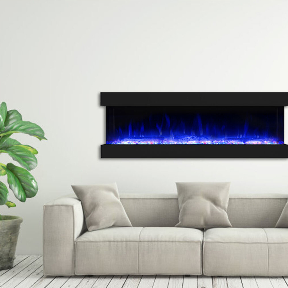 Luxstar TS72-BOX 72" 3 Sided Electric fireplace