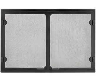Majestic GV60BK Grand Vista Cabinet Style Mesh Doors Black