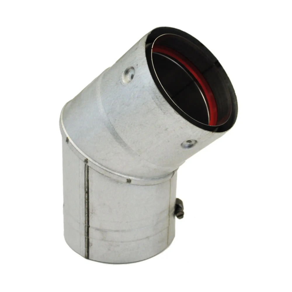 Drolet VOP0092 4" X 45° Peet Elbow (Unpainted)