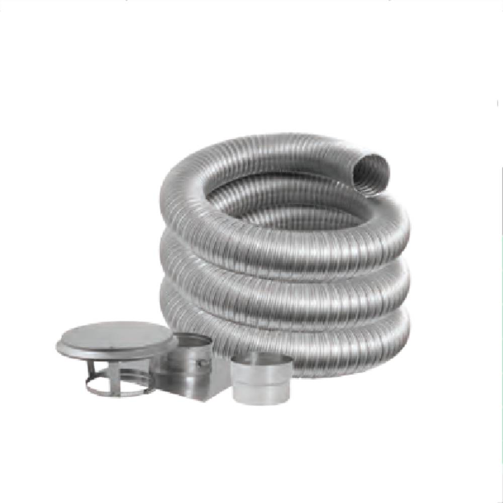 Duravent 4DFPRO-35VCK 4"DFPRO-35VCK(Includes: Top Plate with Welded Storm Collar, Cap DFSS Connector and DFPRO Length