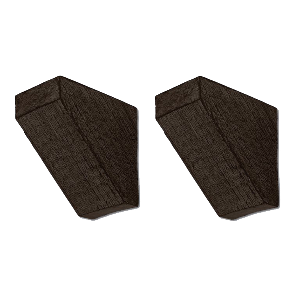 Lexington Hearth 7520 SM-C-LH-RC Sawmill Corbel Roasted Chestnut (Set of 2)