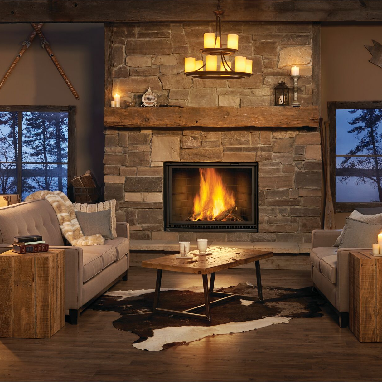 Napoleon NZ8000 High Country 5000 Wood Fireplace