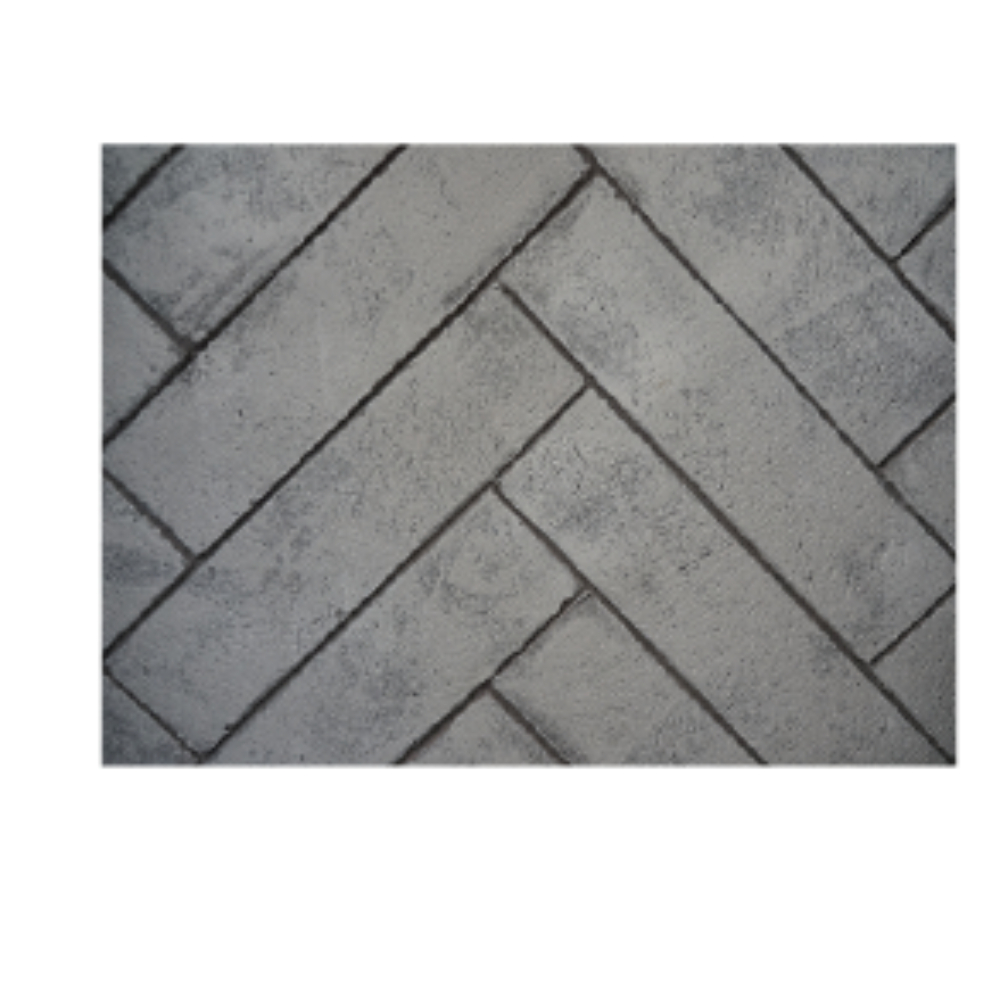 Empire DVP30CPWH Ceramic Fiber Whitewashed Herringbone Brick Liner