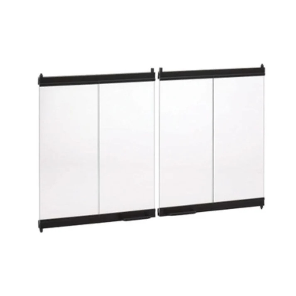 IHP Superior BDMO48EA 48" Masonry Ceramic Glass Bi-Fold Door, Ebony F1017