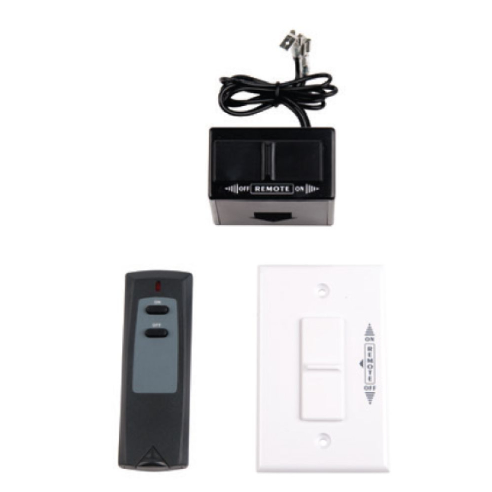 IHP Superior RCKIT4001 On/Off Remote and Receiver with White Wall Plate F2236