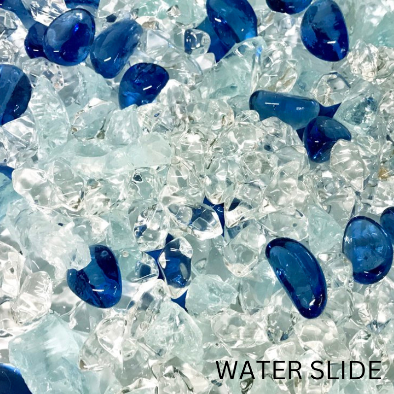 Enhance-a-Fire WS-GM 4238 Water Slide Luxury Mixed Glass