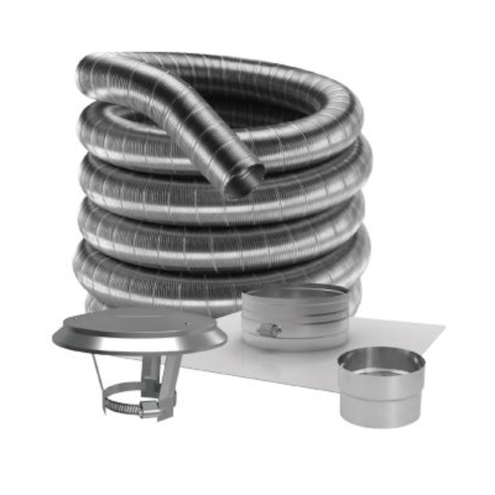 Duravent 3DF304-25KT 3"DF304-25KT ( includes: DFSS Top Plate, Cap, Tee w/Cap )