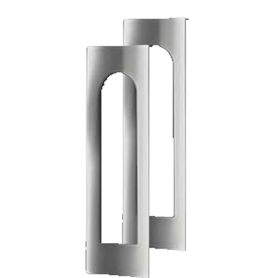 Buck Stove PO810104P Pewter Bay Window Inlay for Model 81(pair)-glass not included