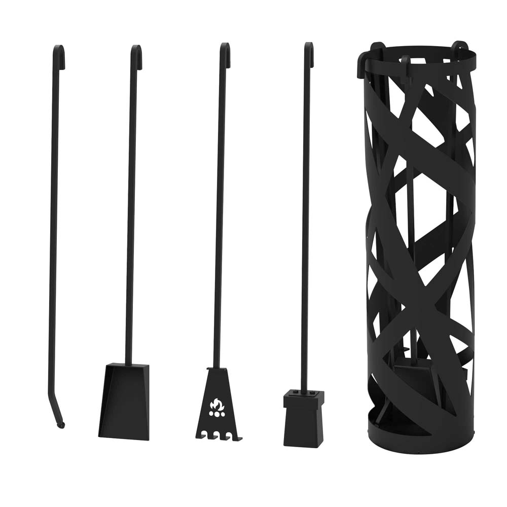 Drolet AC02622 Papyrus Fireplace Tool Set