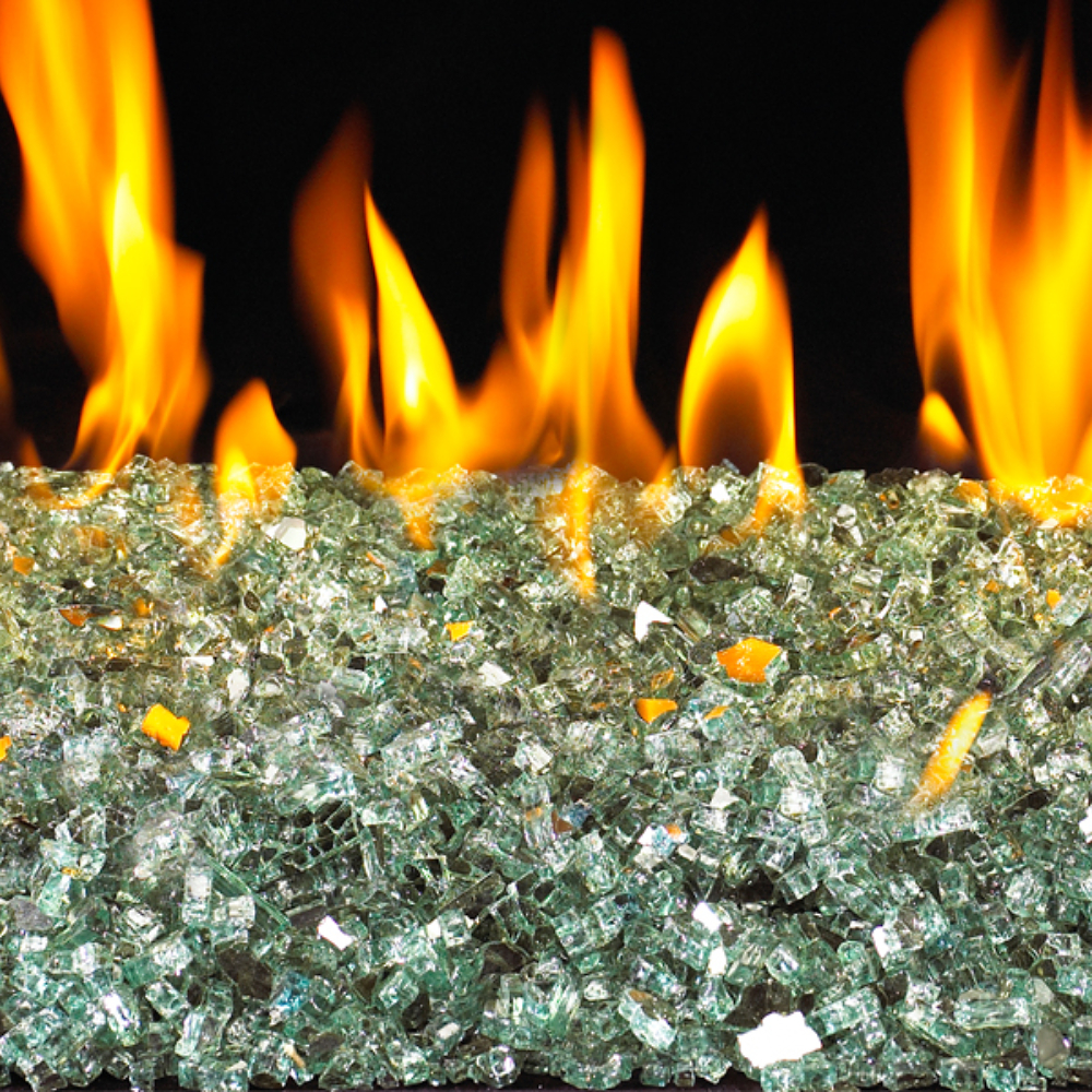 RealFyre GL-10J-ER Glass,Emerald Rflctv, Jar