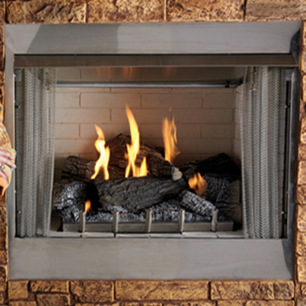 Empire OP42FB2MF Carol Rose Coastal Collection Premium Outdoor 42" Firebox w/Flush Front Refractory Liner