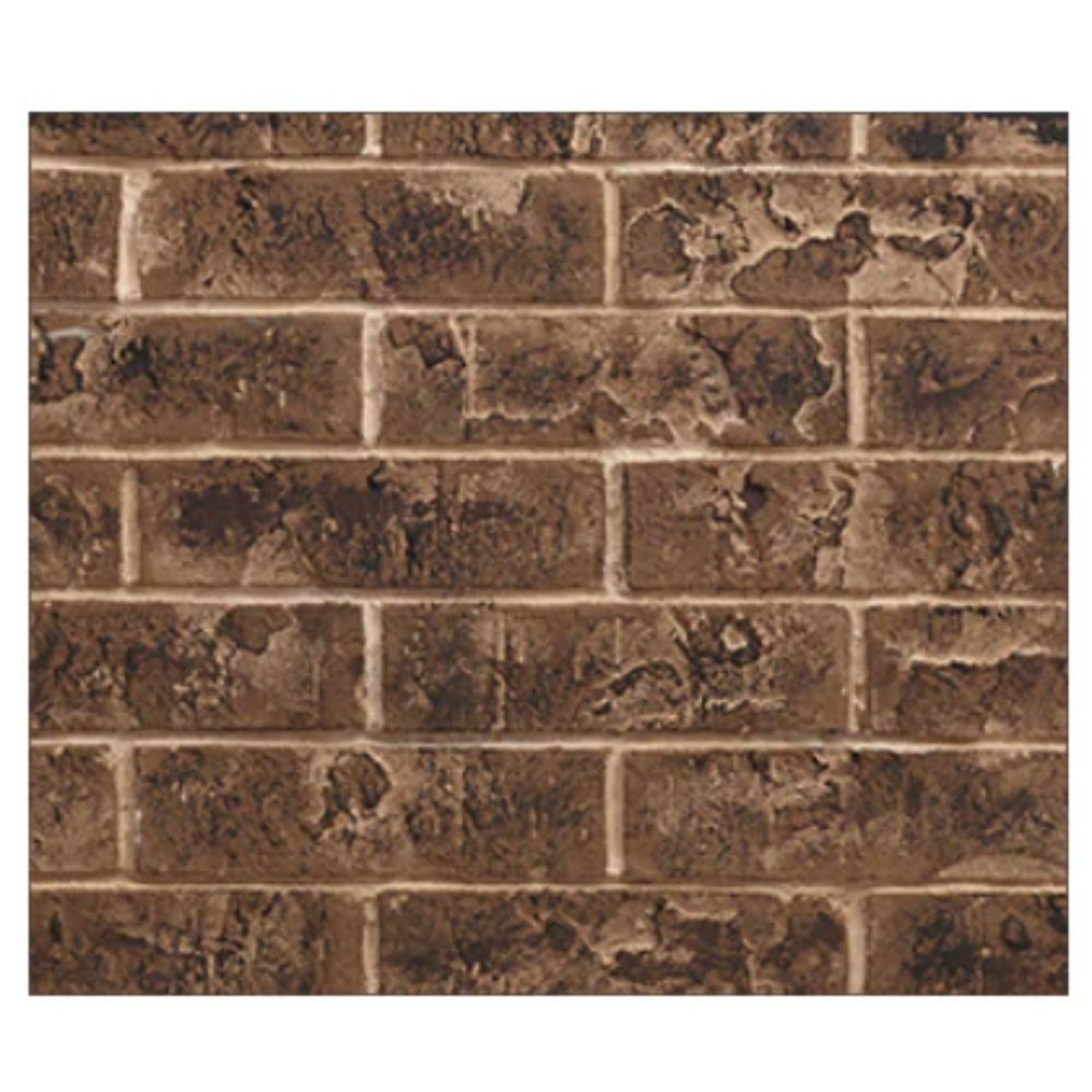 Majestic BRICKMI25TB Traditional 25" Brick Interior Panels Tavern Brown